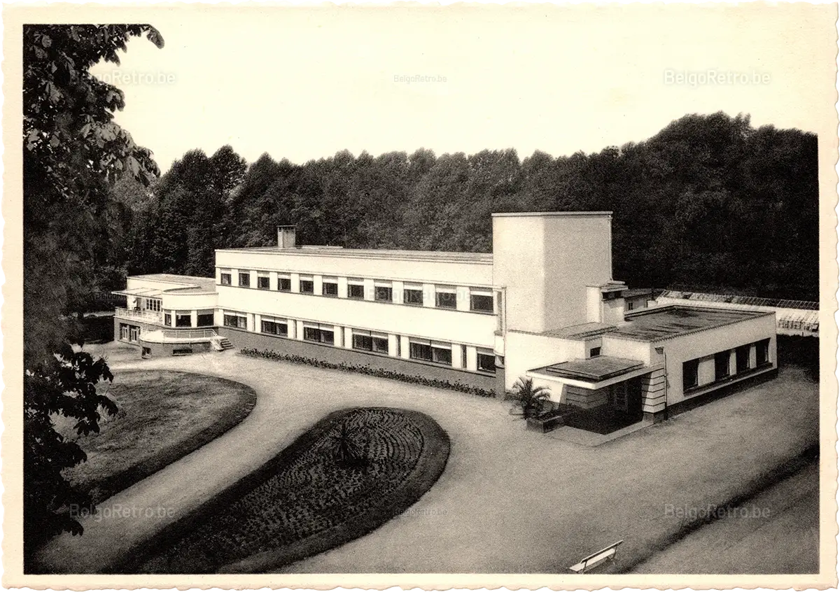  Œuvre Nationale de l’Enfance Colonie de Cortil-Noirmont Vue d’ensemble de l’Infirmerie.  Photo A. Hoc Gembloux  Ern. Thill, Bruxelles 