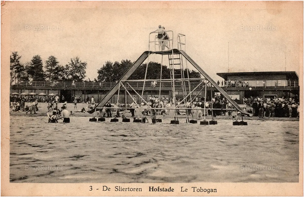 3 - De Sliertoren HOFSTADE Le Tobogan   Reproduction strictement interdite. Edit. : L’Hembeekoise, Bruxelles. 