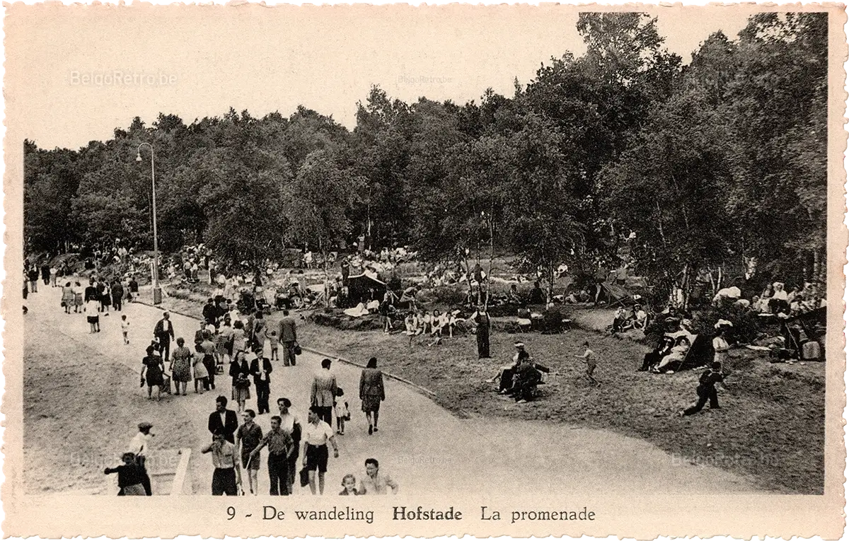 9 - De Wandeling Hofstade La Promenade   Reproduction strictement interdite. Edit. : L’Heembeekoise, Bruxelles. 
