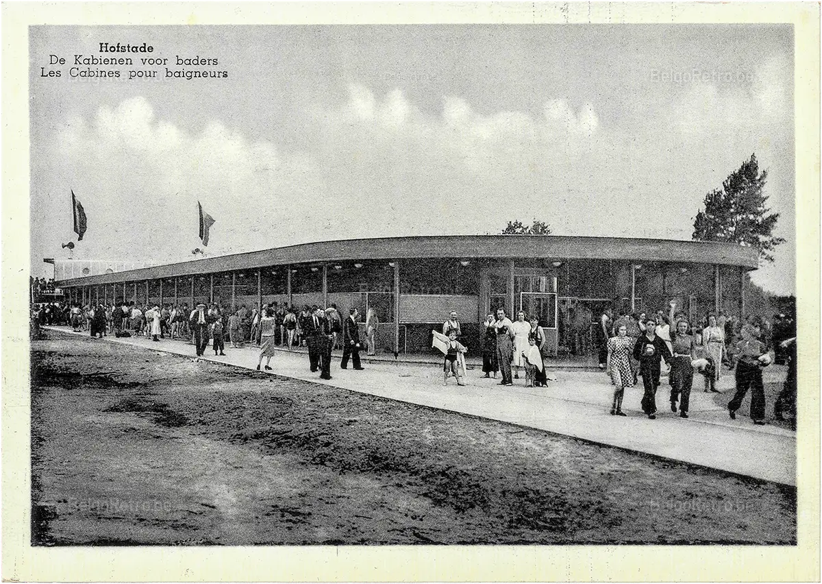 Hofstade De kabienen voor baders Les Cabines pour baigneurs   