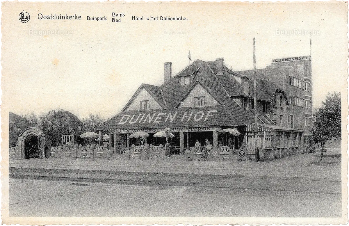 NELS Oostduinkerke Duinpark Bains Bad Hôtel ’’Het Duinenhof’’.   Edit. : ’’A la Providence des Dunes’’, Oostduinkerke-Duinpark 