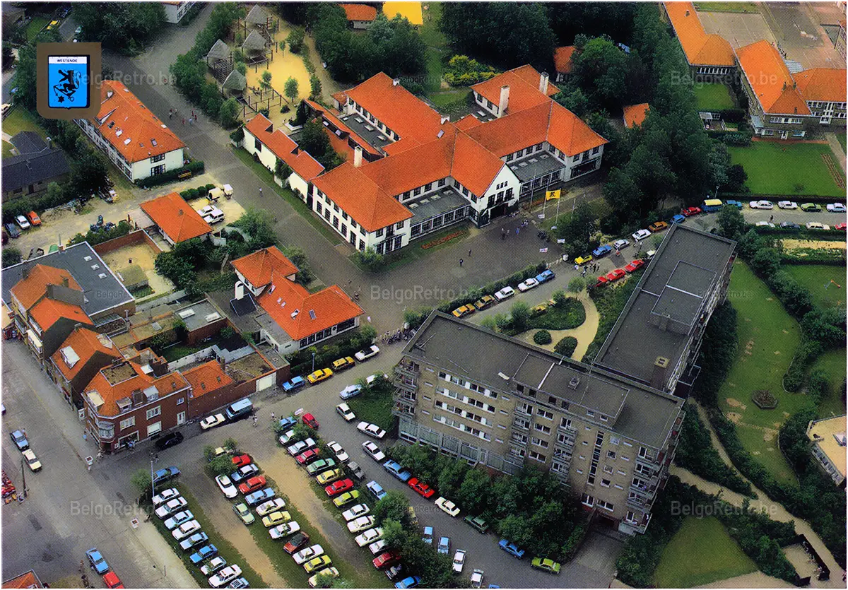 Blason Westende WESTENDE Vankantiecentrum ’’ZON EN ZEE’’ Centre de vacances   a. van mieghem - oostende 059-708622 