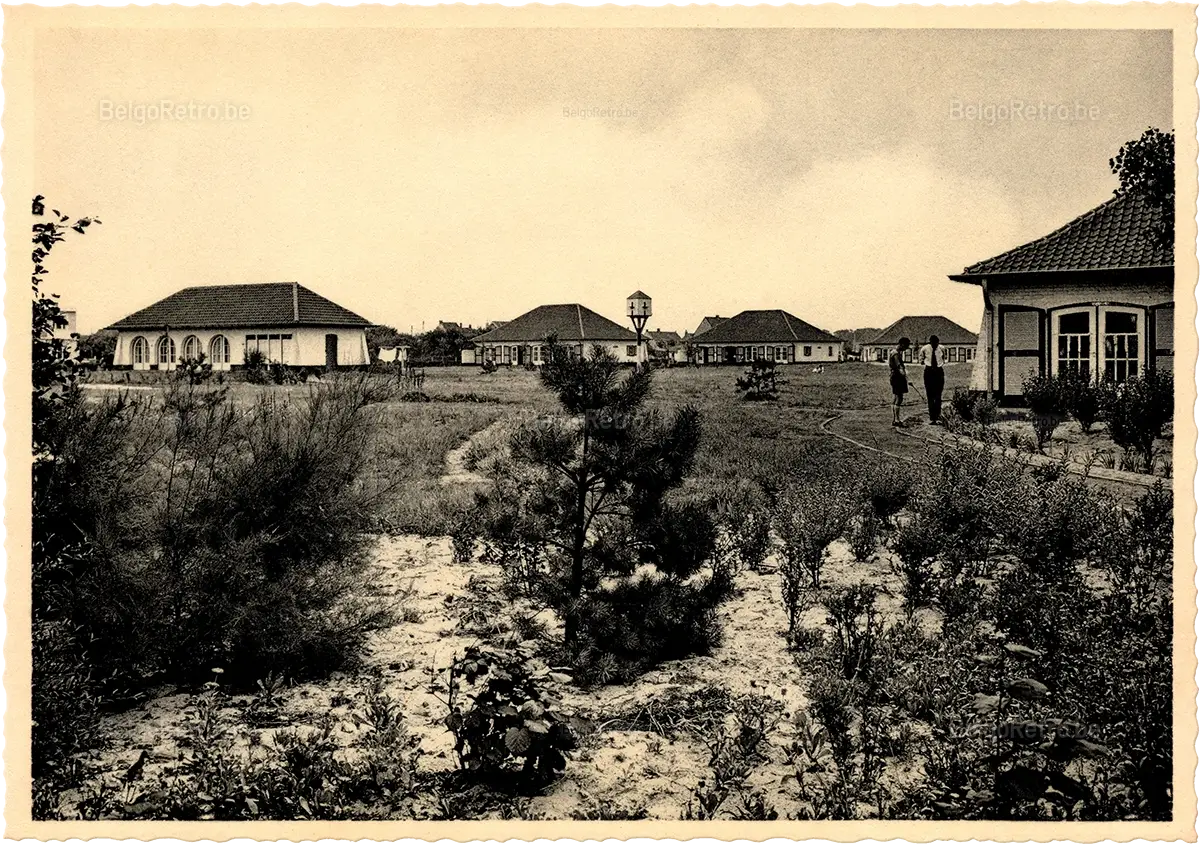   Vacantiecentrum ’’ZON EN ZEE’’ V.Z.W.B. WESTENDE Tel. : Nieuwpoort 234.90 Paviljoenen. Pavillons.  Ern. Thill, Brussel 