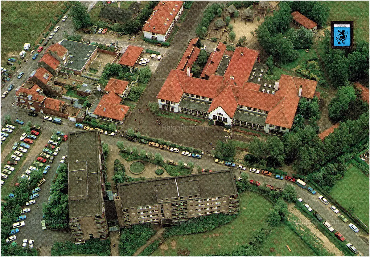 Blason Westende WESTENDE Vankantiecentrum ’’ZON EN ZEE’’ Centre de vacances   © a. van mieghem - B.8400 oostende - tel : 059/70.86.22 