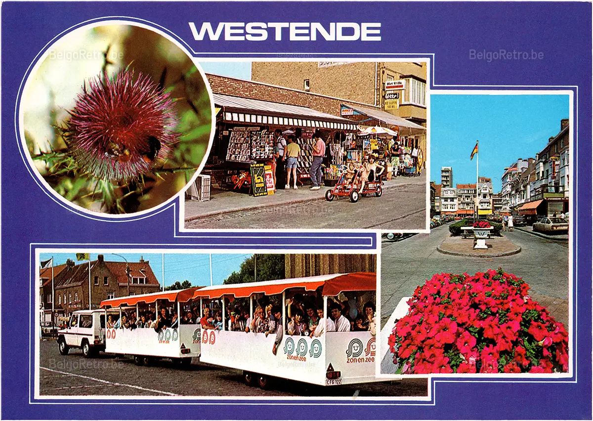   Vacantiecentrum ’’ZON en ZEE’’ V.Z.W.B. WESTENDE Tel. : Nieuwpoort 234.90 Hoofdgebouw. Bâtiment central.  Ern. Thill, Brussel 