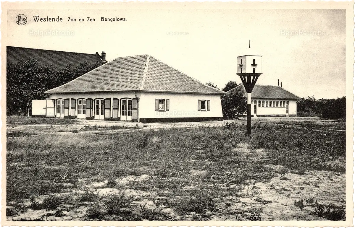 NELS Westende Zon en Zee Bungalows   Edit. : Maison ’’A la Pantoufle’’, Westende-Village 