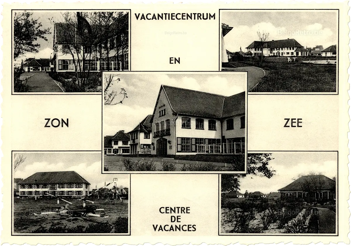 VAKANTIECENTRUM ZON EN ZEE CENTRE DE VACANCES  Vacantiecentrum ’’ZON en ZEE’’ V.Z.W.B. WESTENDE Tel. : Nieuwpoort 234.90  Les Editions ’’Arduenna’’ à Marche en Famenne Photo Clém. Dessart - 3626 Reprod. Interd. 
