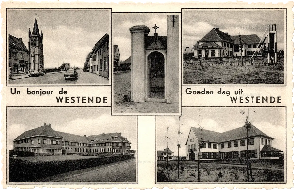 Un bonjour de WESTENDE Goeden dag uit WESTENDE  GEGY  Editions : Van den Broucke. Essexscottishlaan. Westende 