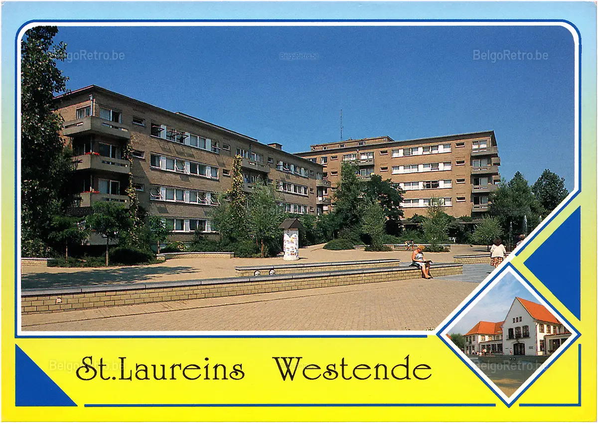 St. Laureins Westende Groeten uit Westende Un bonjour de Westende Greetings from Westende Grüsse aus Westende   © a. van mieghem B-8400 OOSTENDE Tel 059/70.86.22 