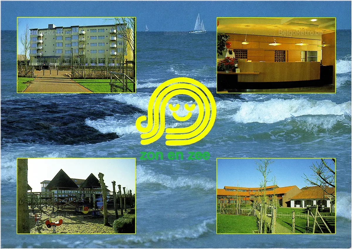 Zon en Zee Groeten uit Un bonjour de Greetings from Grüsse aus zon en zee Vakantiestraat 1 B-8434 Middelkerke-Westende tel. : (058) 22 30 20 fax : (058) 23 78 75  exclusief gedrukt voor X-tra Westende © CARDMASTER B-2900 Schoten - tel. : 03/646.36.36  CARDMASTER 