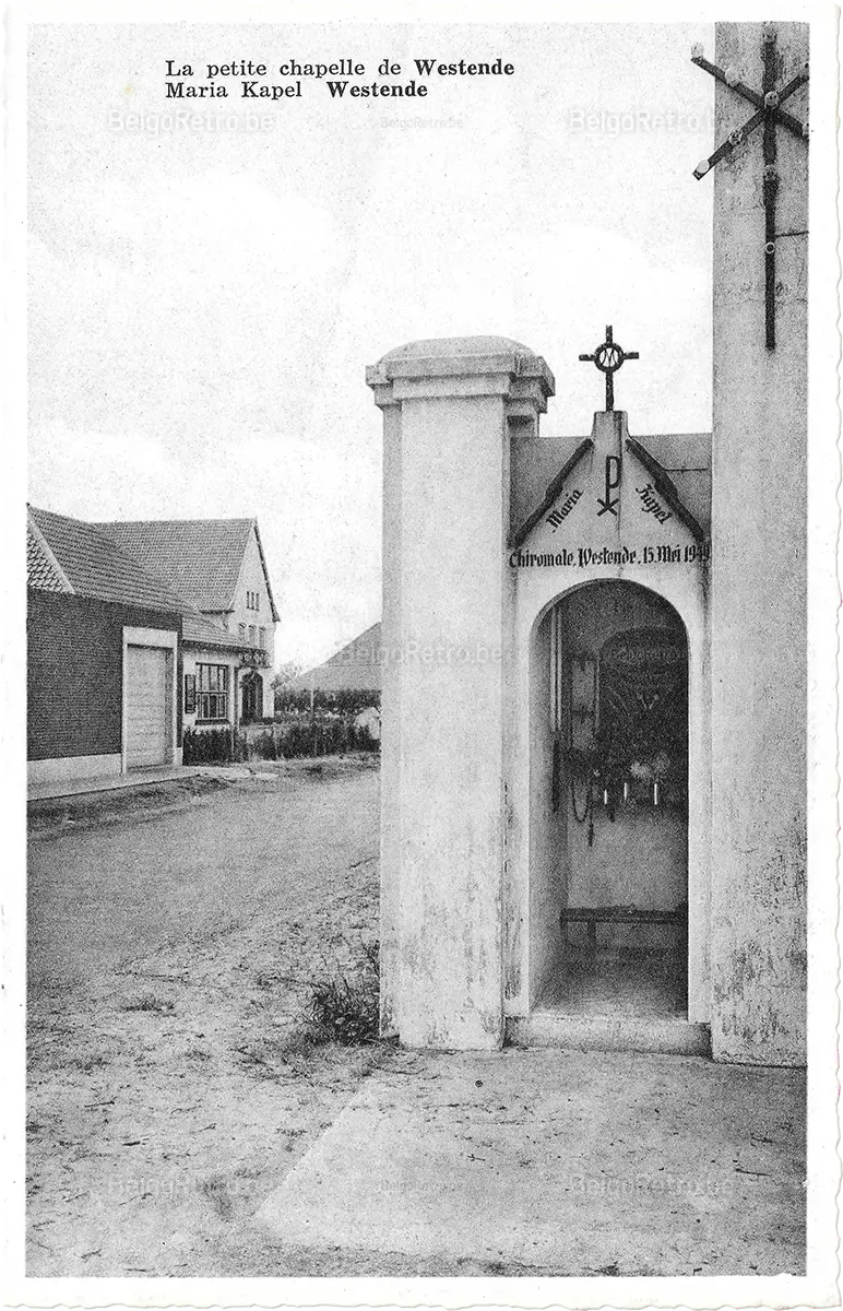 La petite chapelle de Westende Maria Kapel Westende  GEGY  Edit. Van den Broucke, Westende 